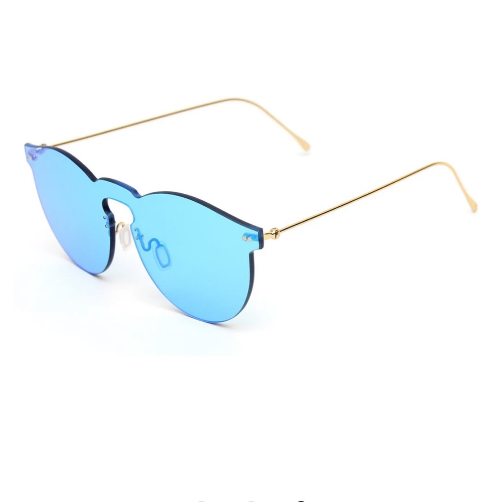 Illesteva Blue and Gold Sunglasses